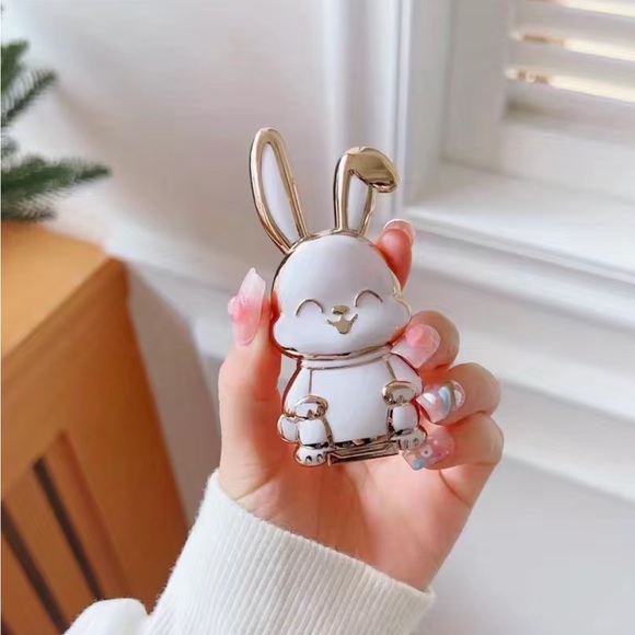 White Bunny Cell Phone Stand ✨Host Pick✨ - Picture 1 of 6